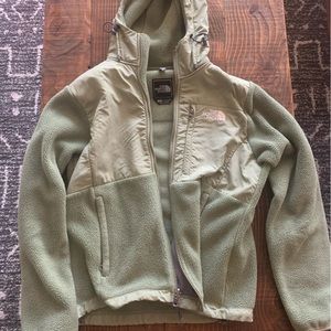 North Face Fleece Denali Jacket with Hood